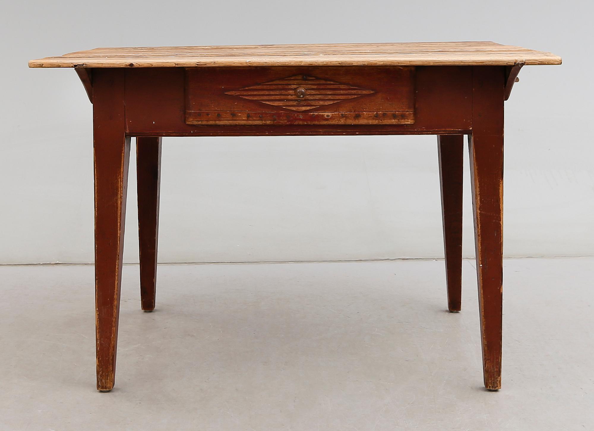 BORD, allmoge, Hälsingland, 1700-/1800-tal.