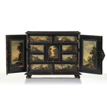 Kabinettskåp, Holland, sent 1600-tal, Barock.