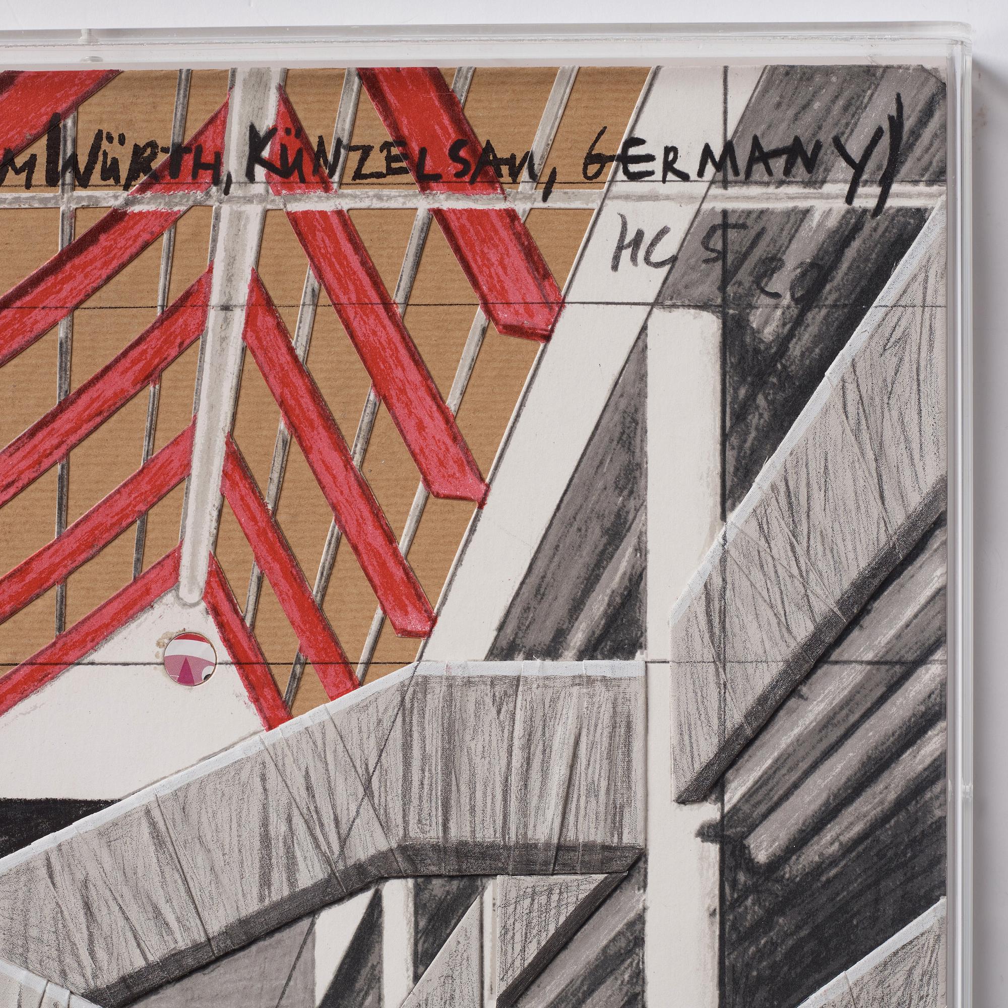 Christo Vladimirov Javacheff, "Wrapped floors and covered windows (Project for Museum Würth, Künzeisa)".