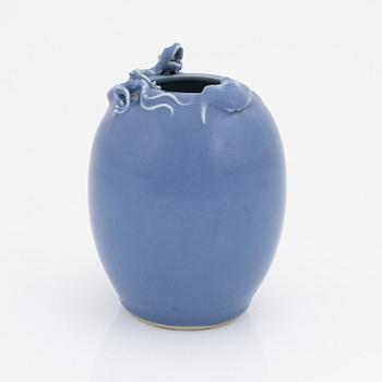 A Chinese claire du lune vase, 20th century.