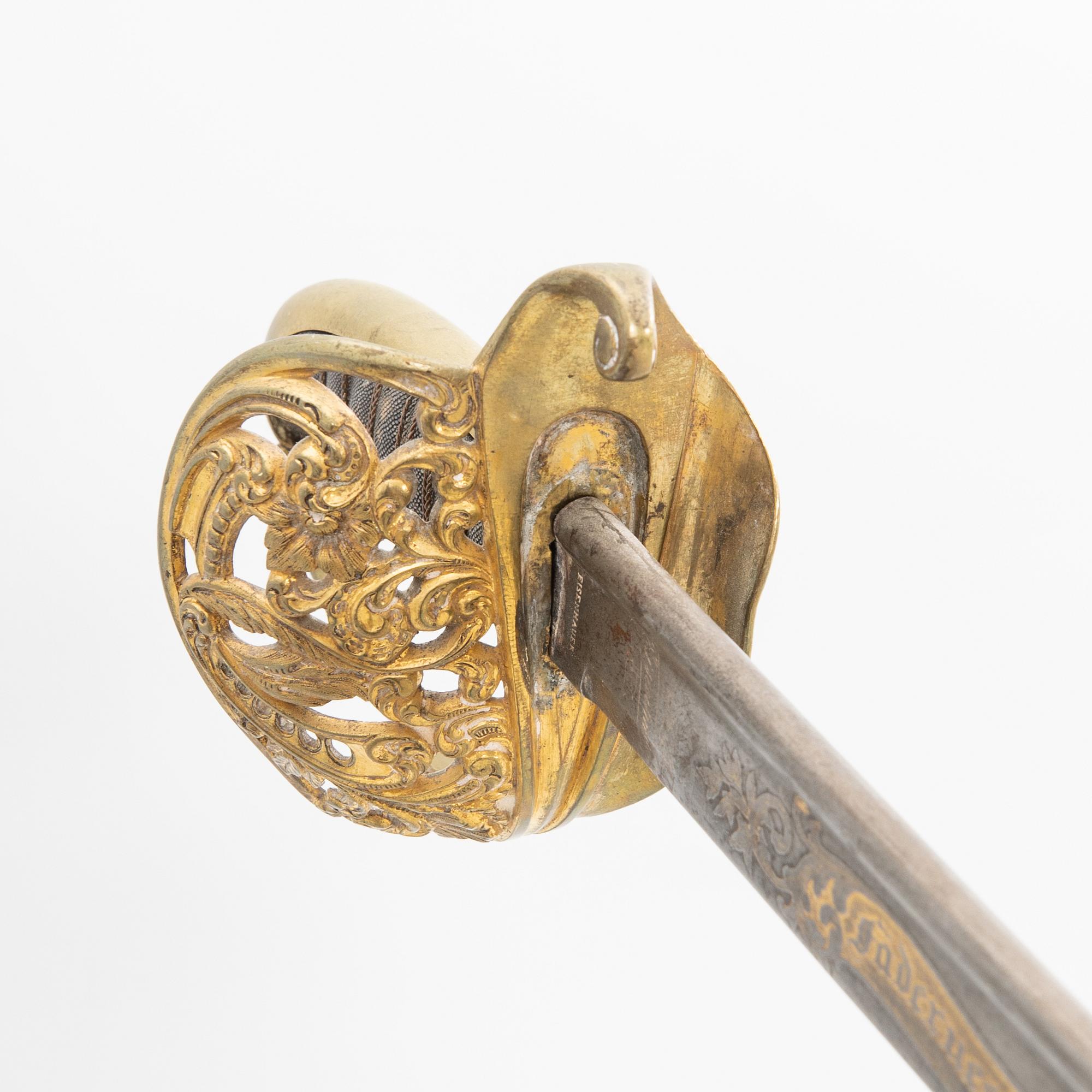 Sabel m/1859 för officer vid Infanteriet.