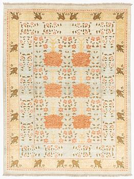 Matta, västpersisk, Arts and Crafts mönster, 330 x 256 cm.