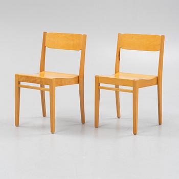 A set of six chairs, Edsbyverken, Sweden, mid 20th Century.