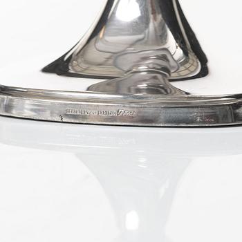 Tore Eldh, four silver candlesticks, K&EC/Ceson, Gothenburg, 1967-80.