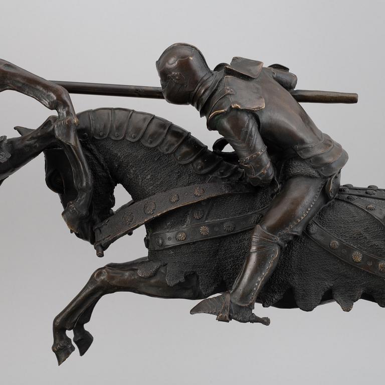 Alfred Emilien de Nieuwerkerke, skulptur. brons. Signerad och daterad.
