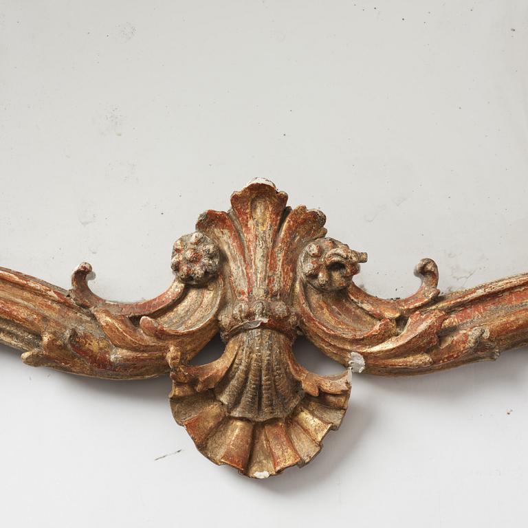 Toilettspegel, rokoko, Mellaneuropa, 1700-tal.