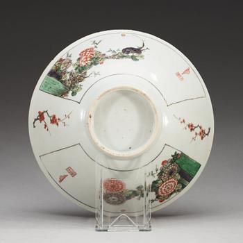 SKÅL, porslin, Qing dynastin, Kangxi (1662-1722).