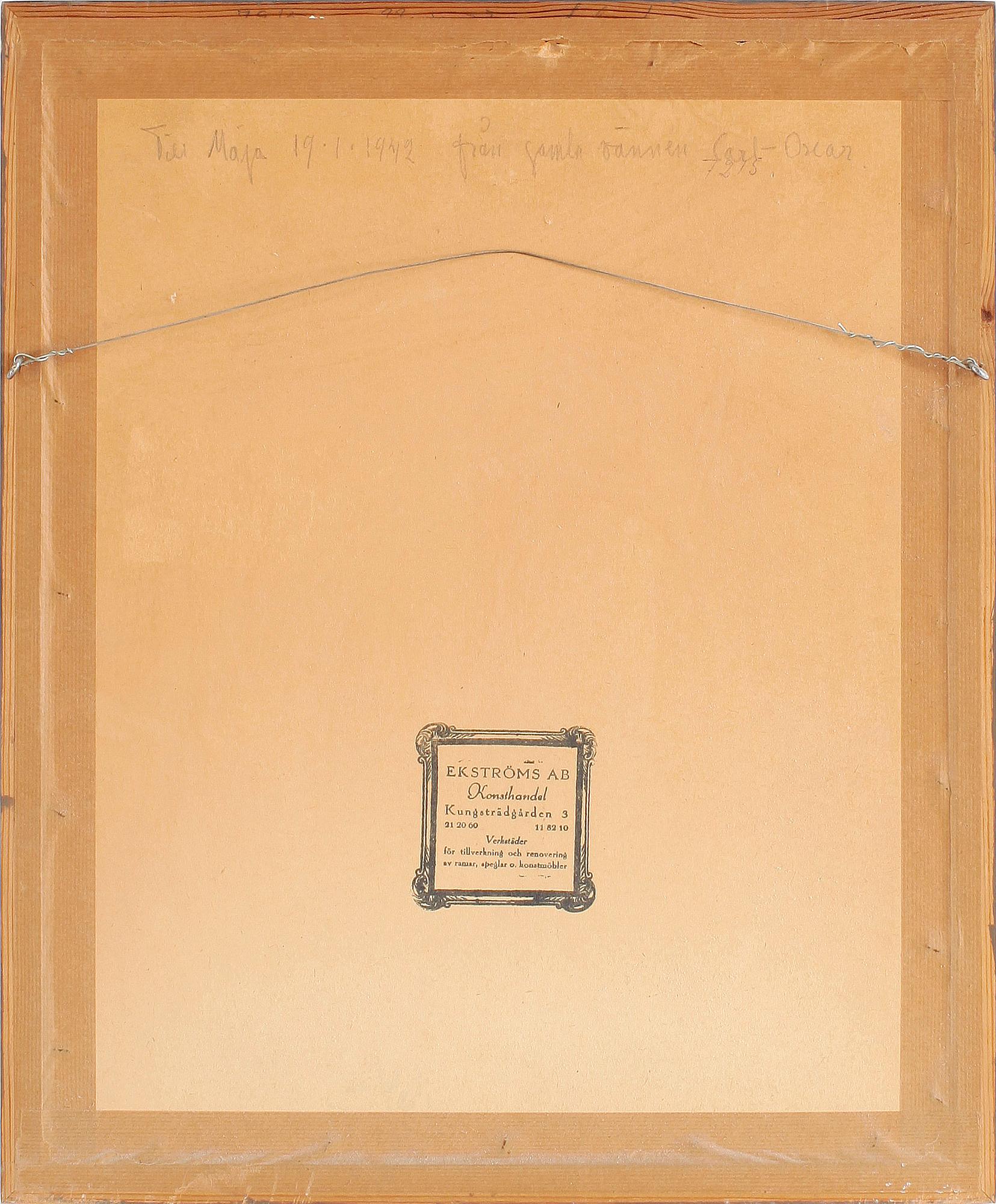 AXEL FRIDELL, etsning, signerad.