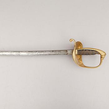 SABEL, ca 1880, för officer vid Infanteriet.