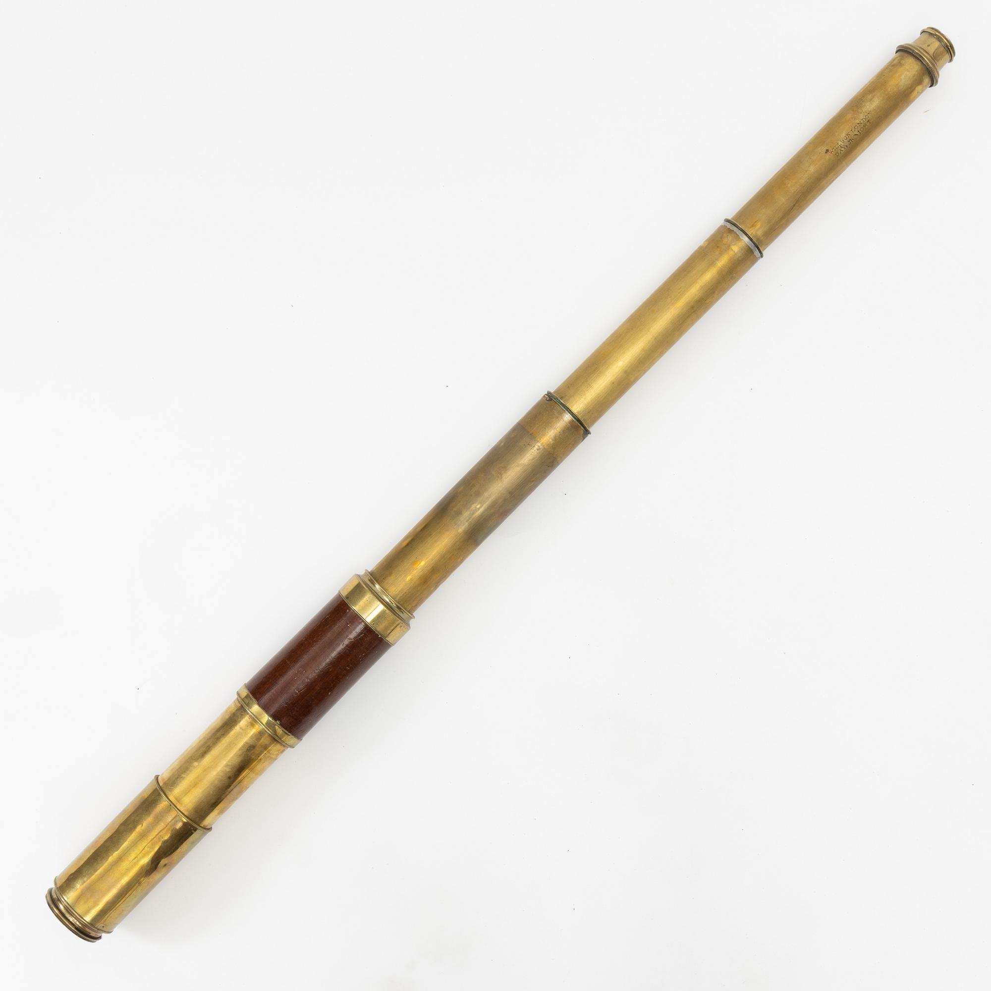 A telescope England 19th century, Wilson London, Day or Night.