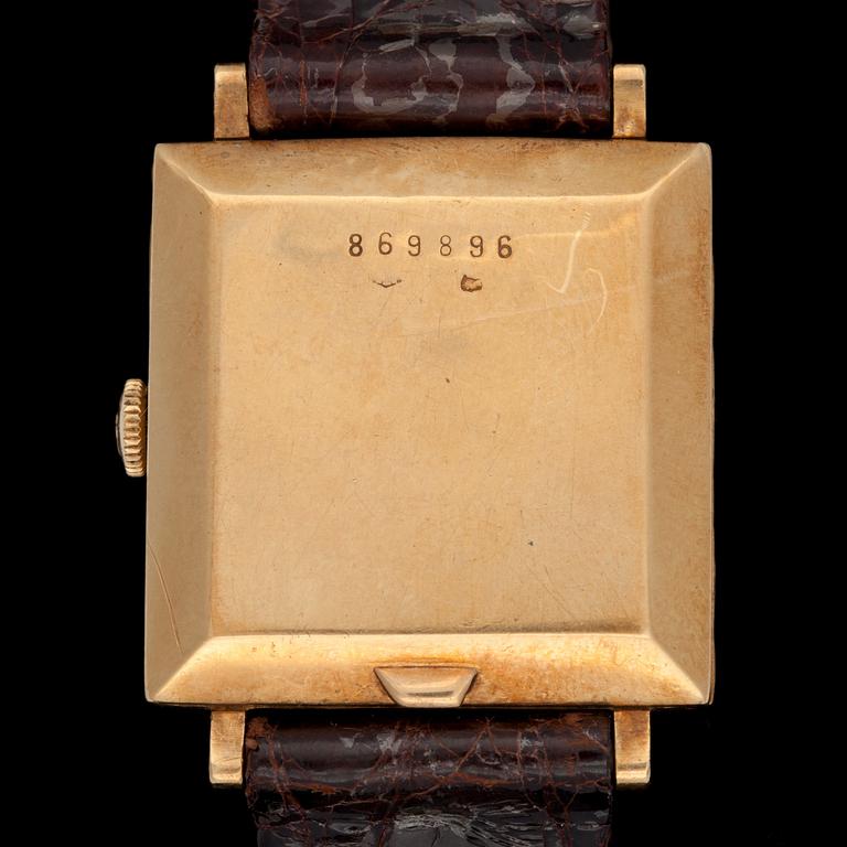 Jaeger-LeCoultre. Guld. Automatisk. Boett nr 869869. 28,5 x 28,5mm.