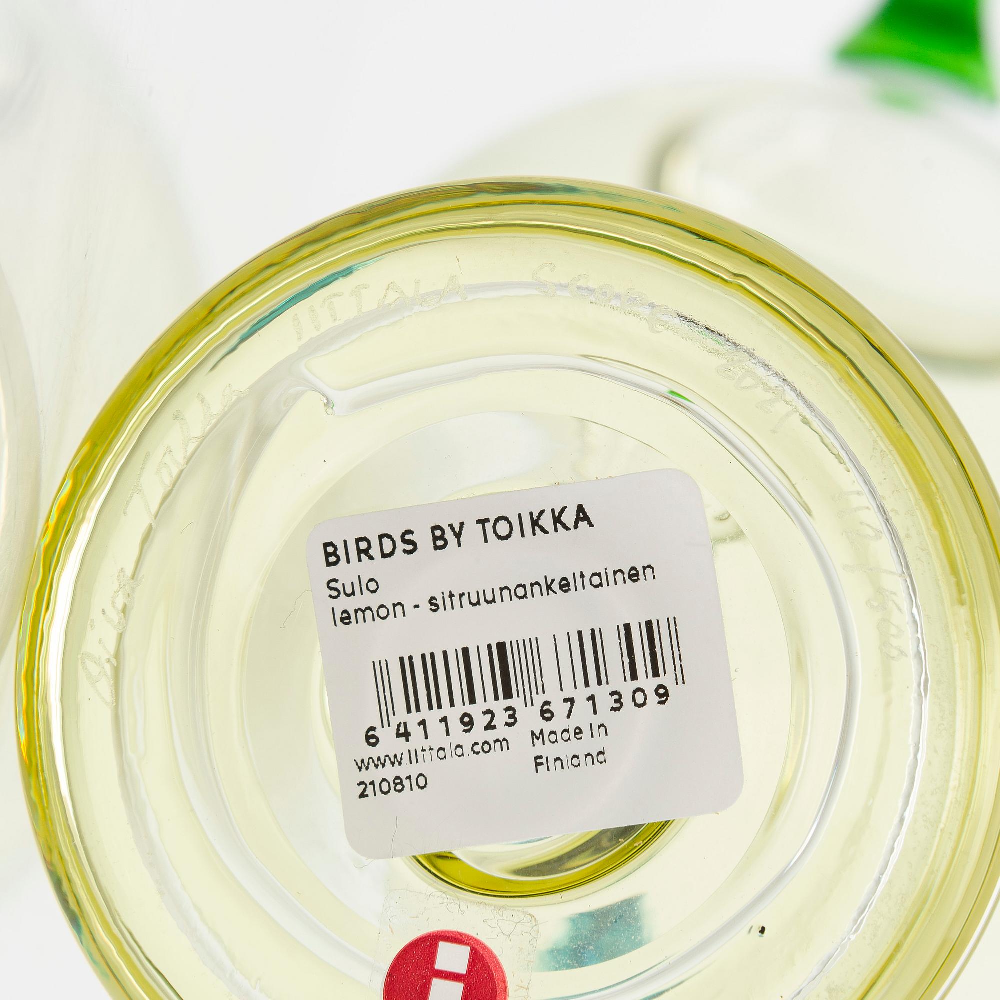 Oiva Toikka, glasfågel, signerad Oiva Toikka IITTALA SCOPE 2021 112/500.