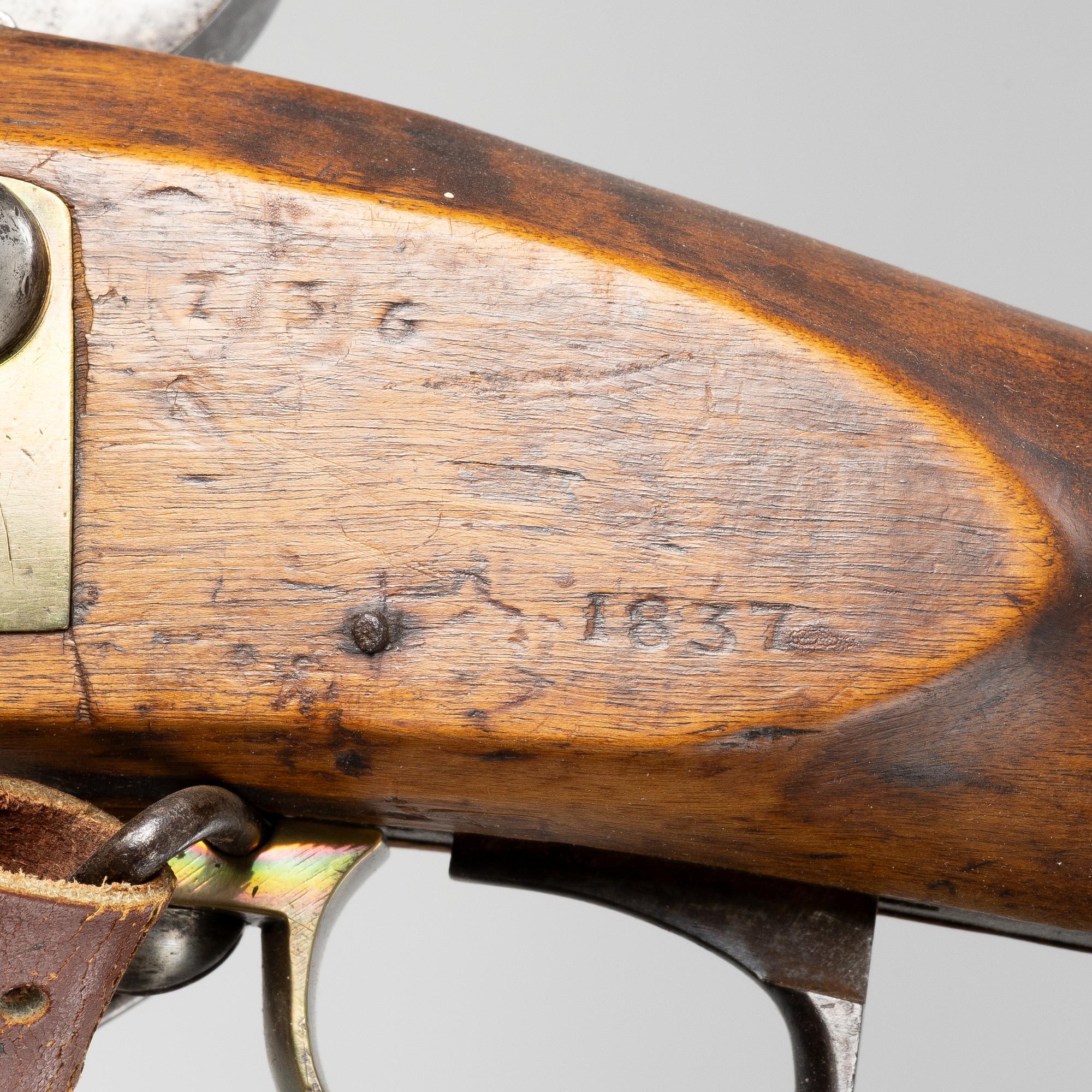 Slaglåsgevär svenskt m/1815-45.