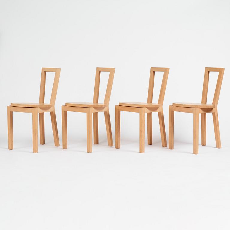 Navet, stolar, sex stycken, "Navet Chair", Stockholm 2019.