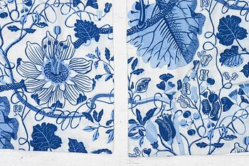 Josef Frank, a pair of curtains, "La Plata", Svenskt Tenn.