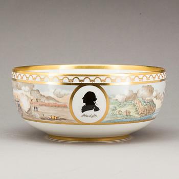 BÅLSKÅL, porslin, Royal Copenhagen, "The American Revolution 1776-1976".