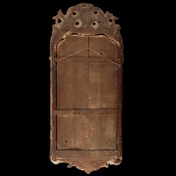 A Swedish Rococo 18th century mirror.