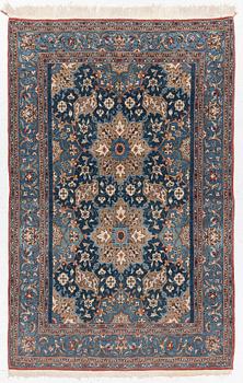 Rug, Ghom, approx. 220 x 140 cm.