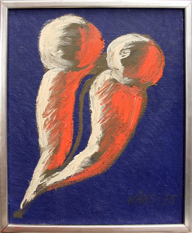 OLLE KÅKS, olja på duk. Sign o dat -75.