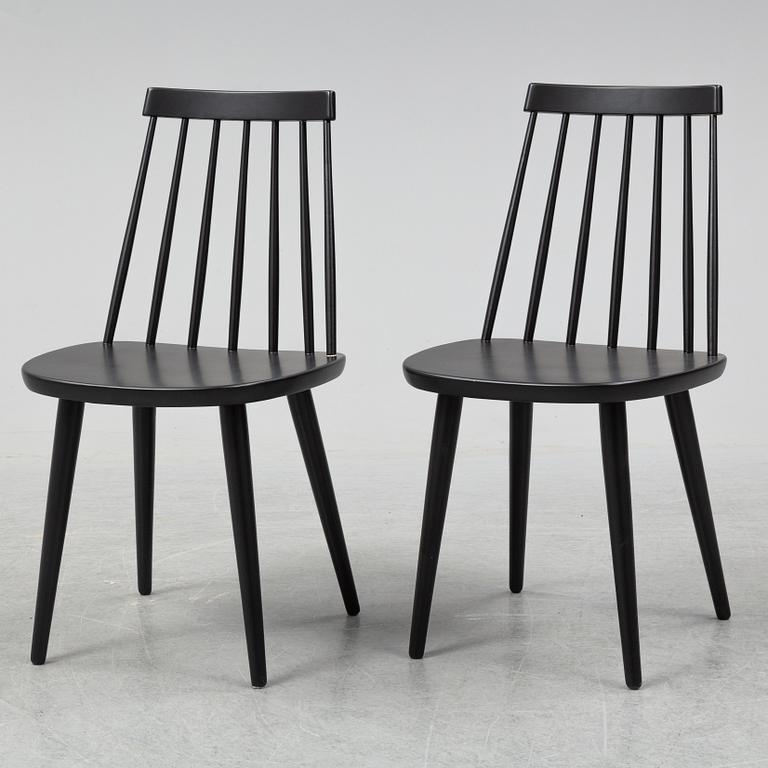 YNGVE EKSTRÖM, pinnstolar, 8 st, "Pinnockio", formgiven 1956.
