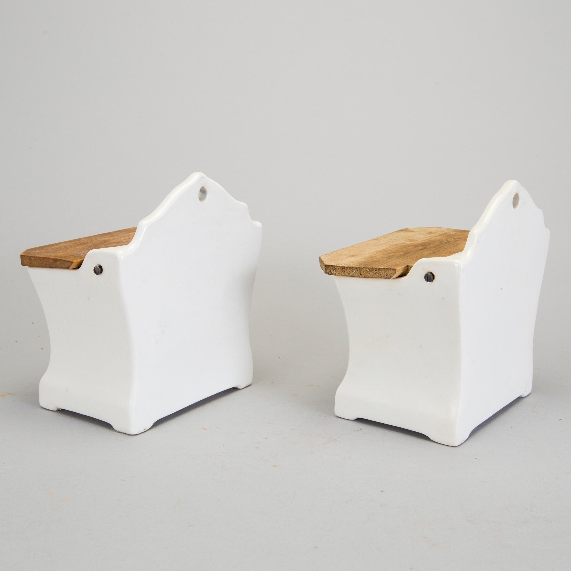 SPECERIBURKAR/KRYDDUPPSATS, 20 st, "Blåklocka", Rörstrand, i produktion 1923-1930-tal.