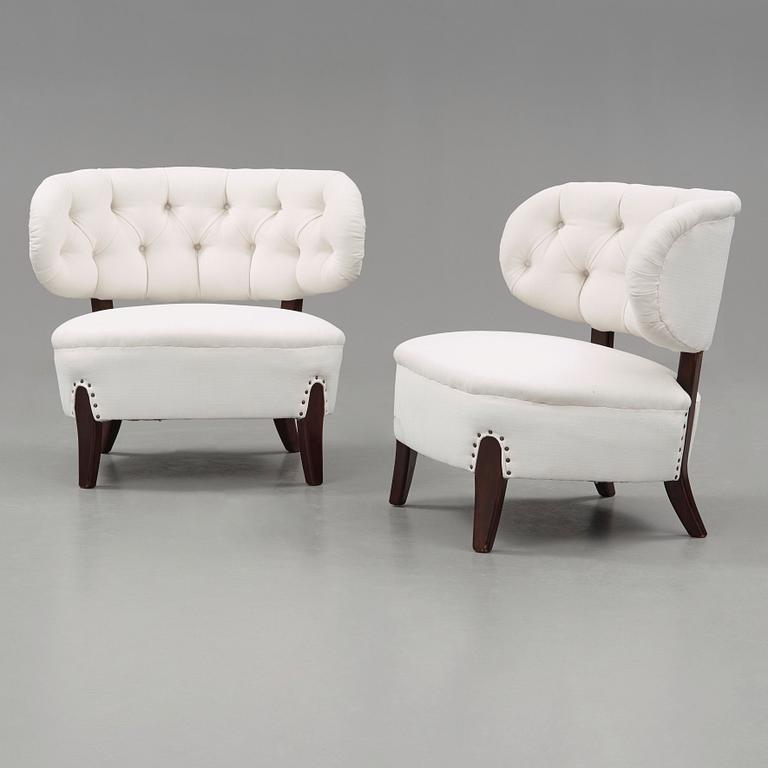 Otto Schulz, a pair of 'Schulz' easy chairs, Jio Möbler Sweden.