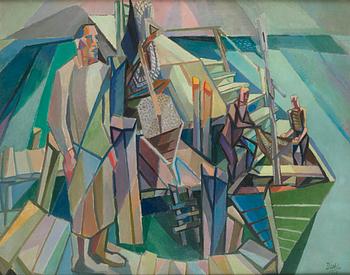 Gösta Diehl, Fisherman.