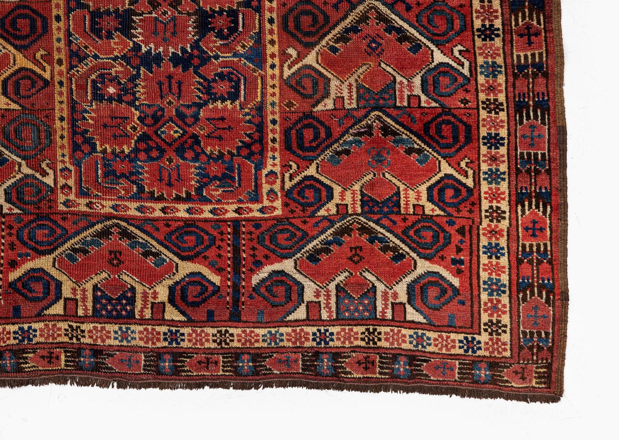 An antique Beshir rug, central Turkmenistan, c. 245 x 135 cm.