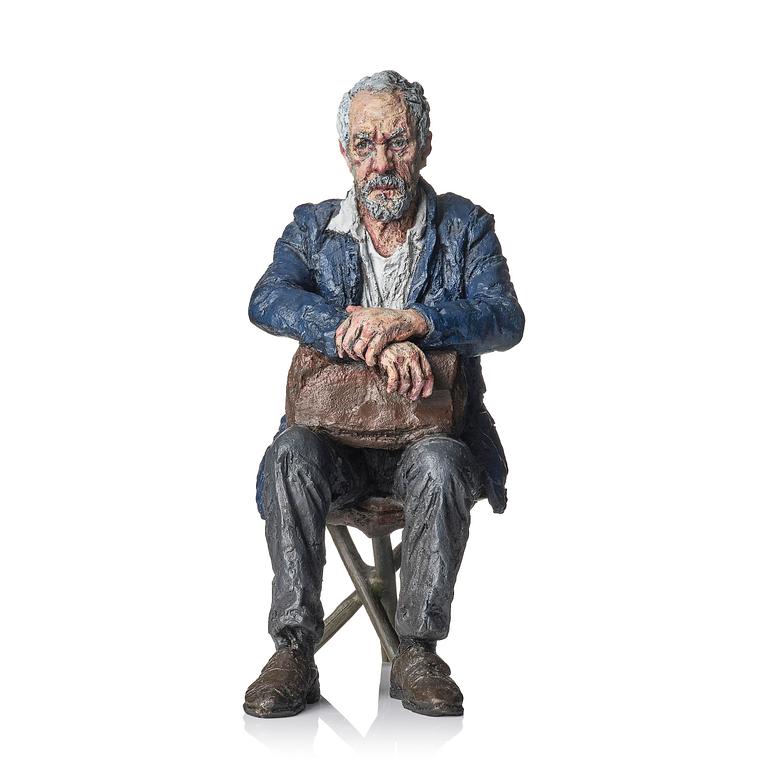 Sean Henry, "Maquette for Seated Figure".