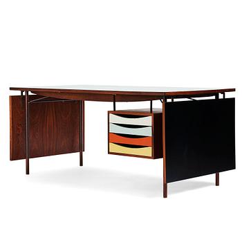 Finn Juhl, a "BO 69" desk, Bovirke, Denmark 1950-1960's. Designed in 1953.