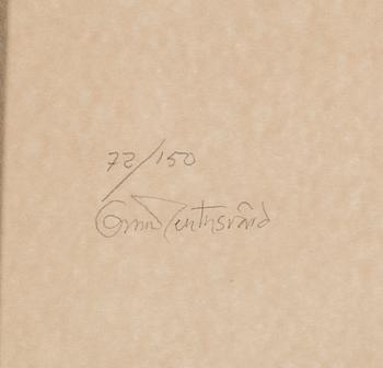 OSCAR REUTERSWÄRD, two litographs, signed and numbered 72/150 and 126/150.