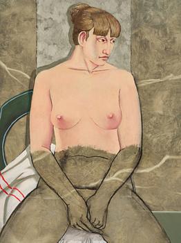 Lars Andersson, "Sittande kvinnlig akt".