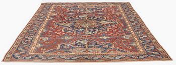 An antique Smyrna carpet, West Anatolia, c. 320 x 220 cm.