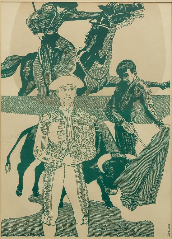Endel Kõks, Bullfighting.