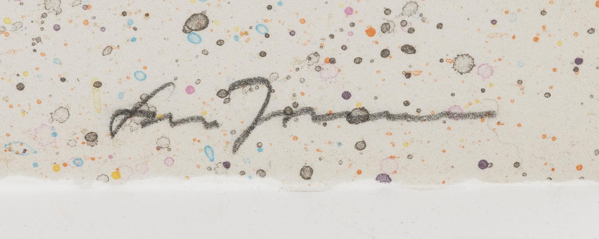 Lars Jonsson, portfölj "Dagrar", 2000,  med 12 färglitografier, signerade 167/366.