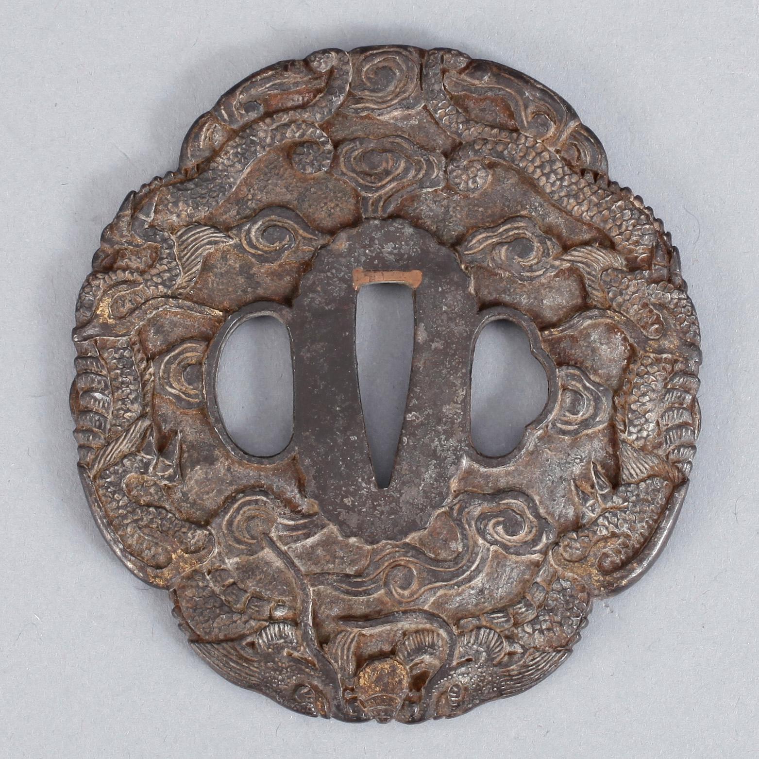 TSUBA, brons, Japan.