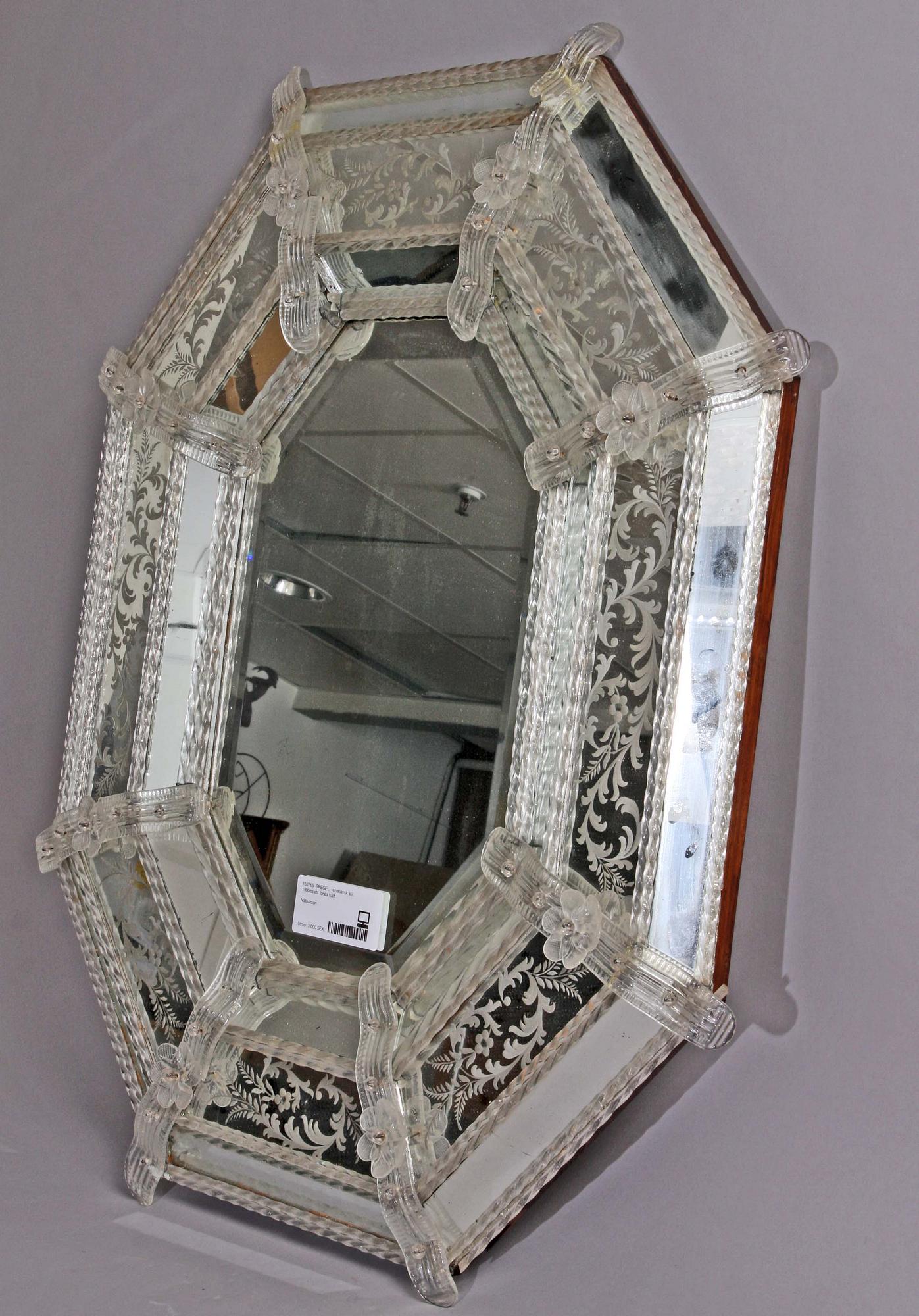 SPEGEL, venetiansk stil, 1900-talets första hälft.