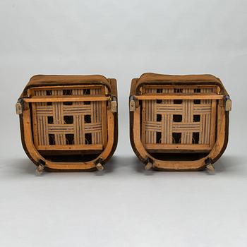 A pair of 1930's 'Continent' nr 217 armchairs for Asko.