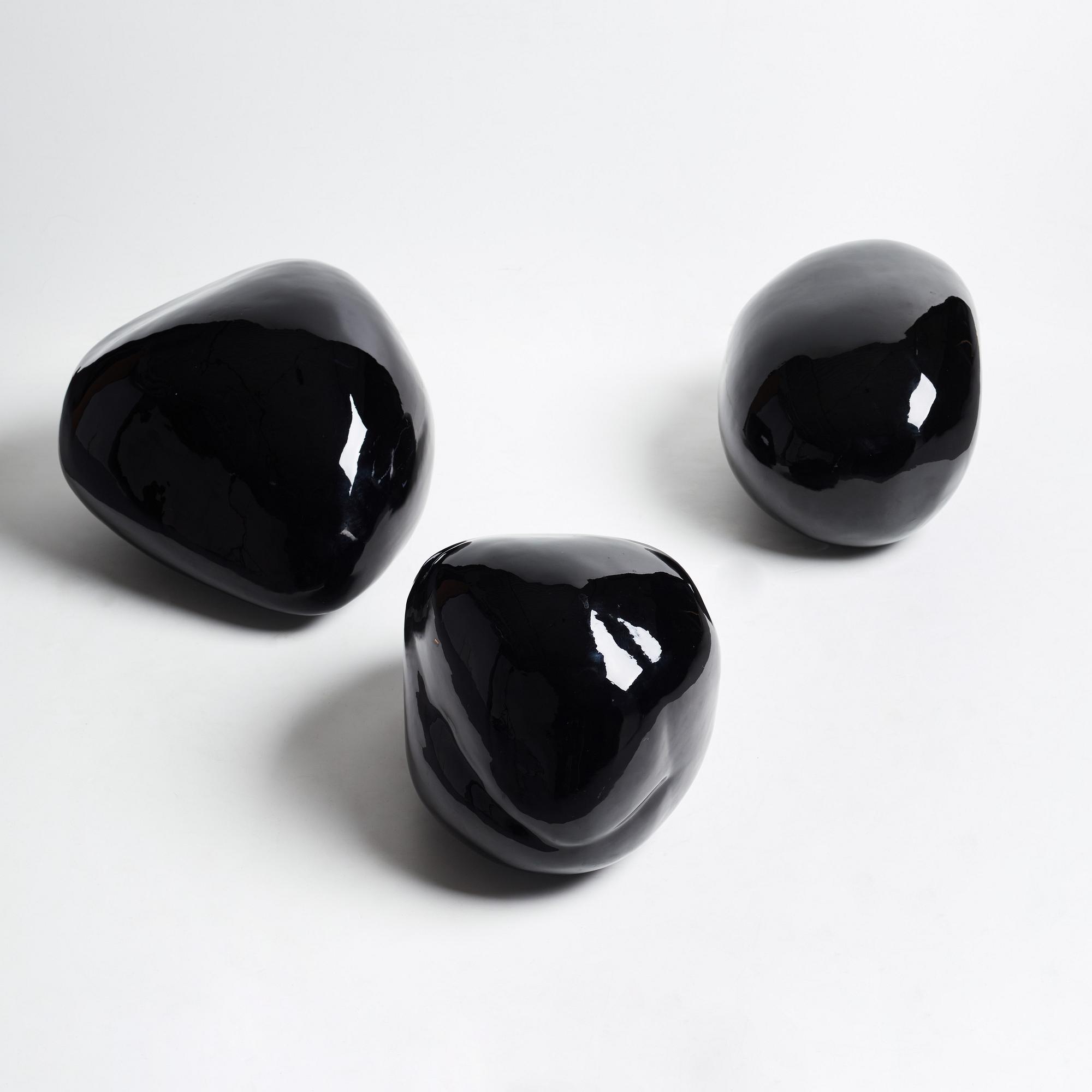 Alexander Lamont, "Lustre stones" 3 pieces, 21st Century.