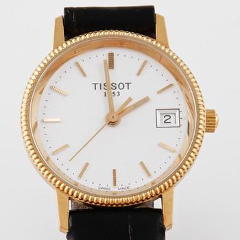 DAMARMBANDSUR, 18k guld, Tissot.