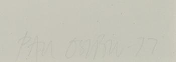 PAUL OSIPOW, serigrafi, sign. o dat. -77, nr. 87/110.