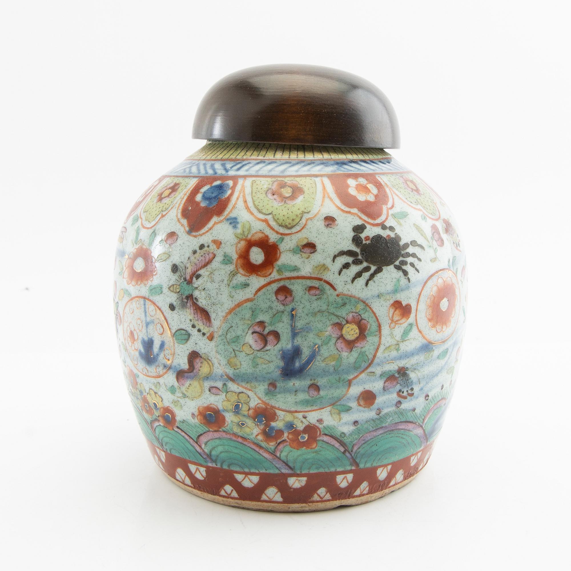 Bojan, porslin, sen Qing, Kina 1800-tal.