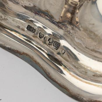 Candlesticks, silver, a pair, C. G. Hallberg, Stockholm, 1946.