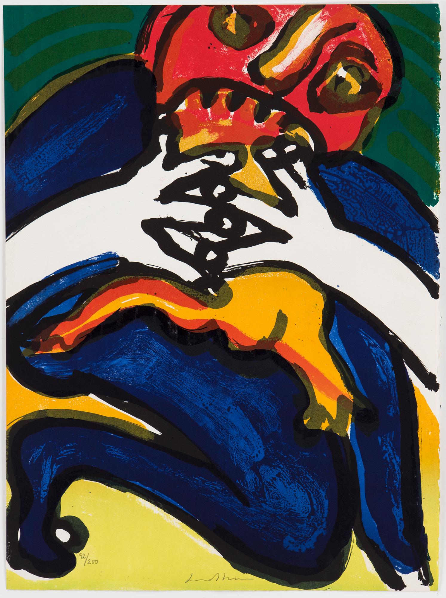 BENGT LINDSTRÖM, set with 7 lithographs in colours, 1975, each signed and numbered 92/200.