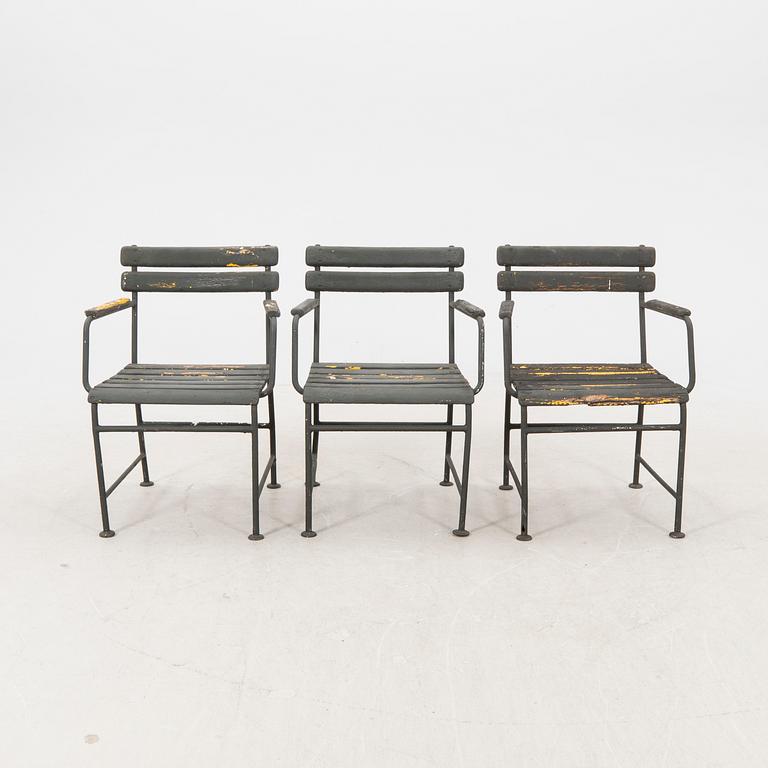 Gunnar Asplund, garden furniture 9 pcs Iwan B. Giertz Motala 1930s.