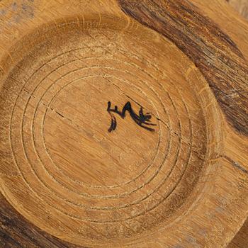 Magnus Ek, a set of six red oak serving plates for Oaxen Krog.
