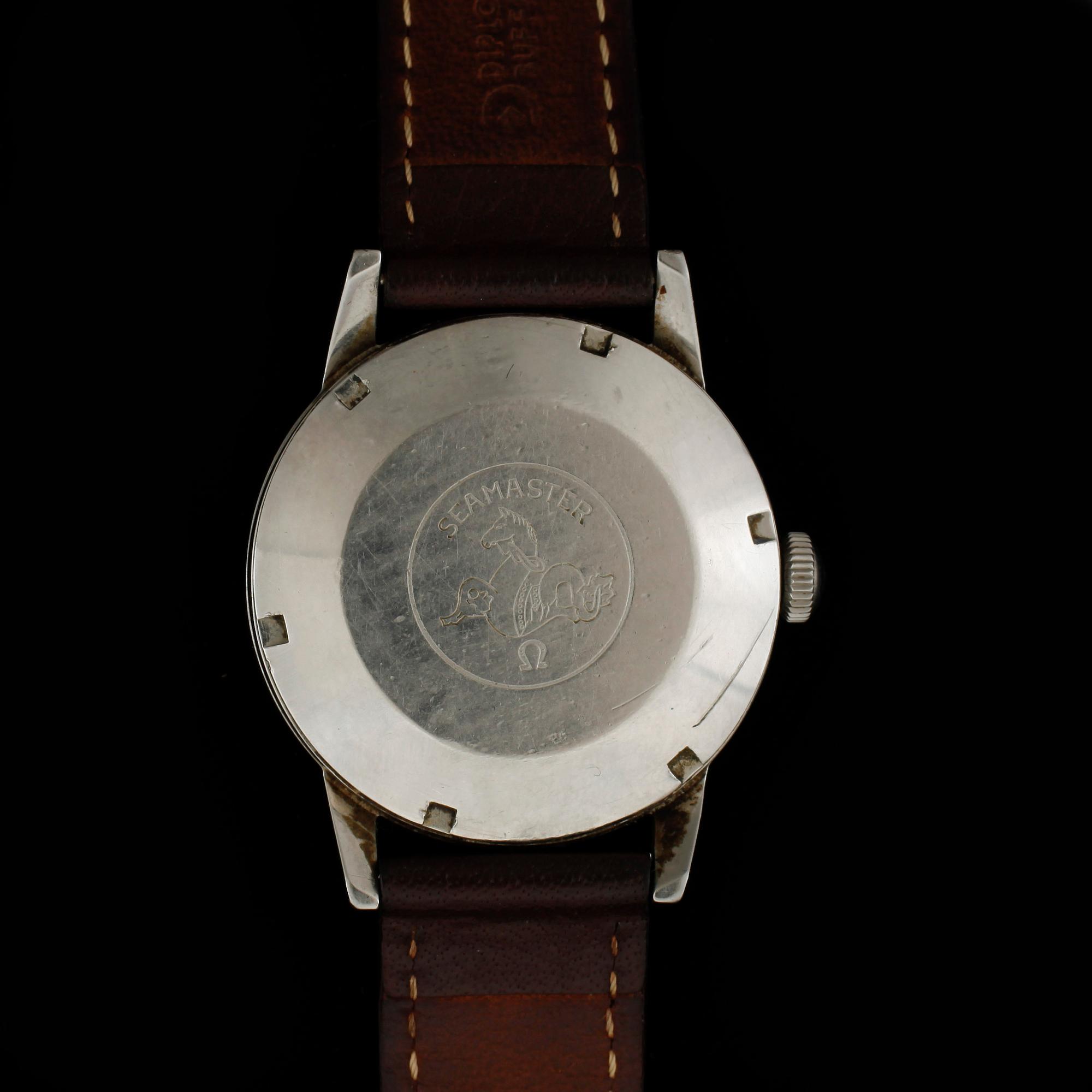 ARMBANDSUR, herr, Omega Seamaster 30, stål, 1900-talets mitt.
