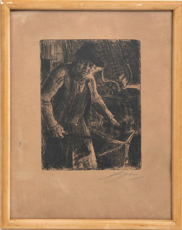 Anders Zorn, The Master Blacksmith.