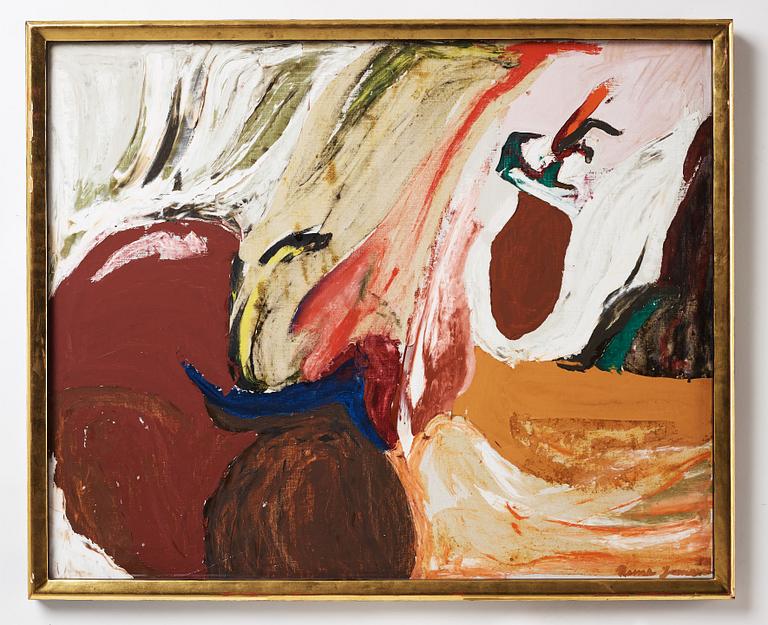 RUNE JANSSON, oil on canvas, signed and dated -58.