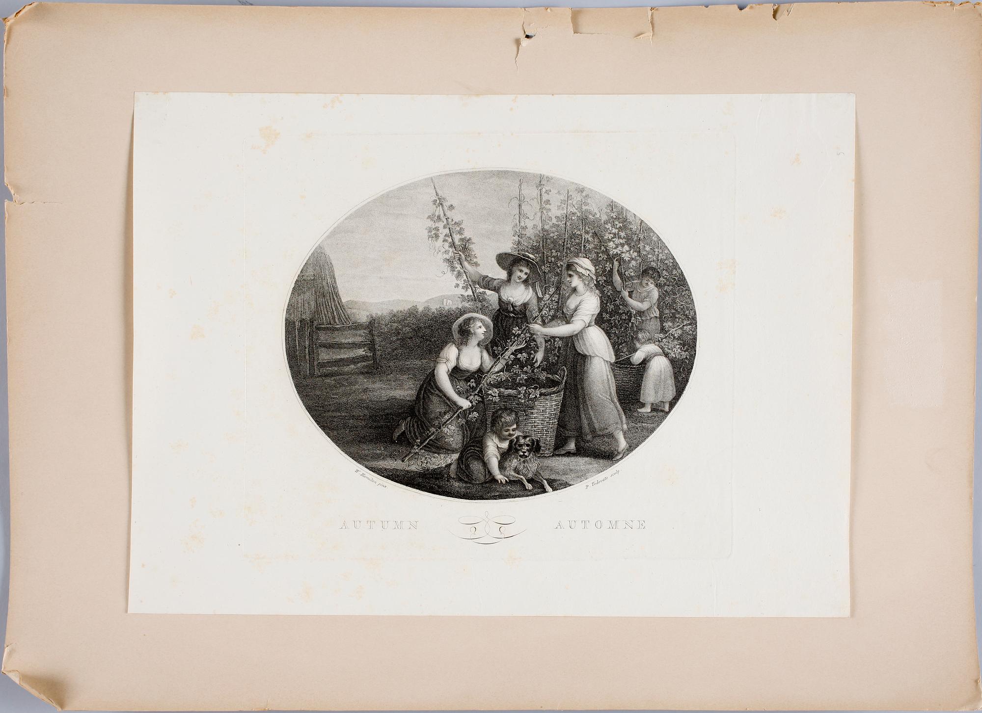 ETSNINGAR, 4 st, 1800-tal.